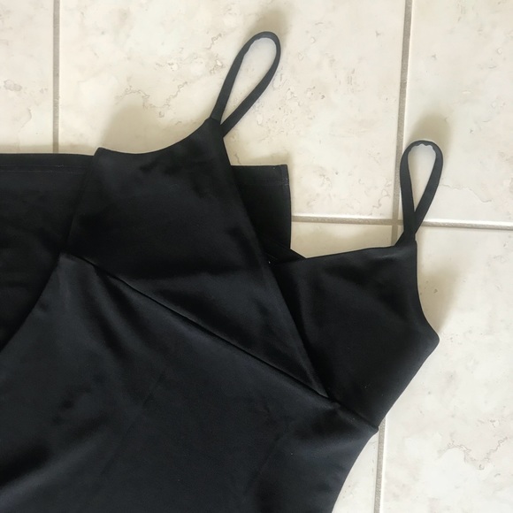 GAP Dresses & Skirts - vintage gap black dress with side leg slit